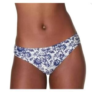 Andie Swim Blue Island Batik Bikini Bottoms Medium